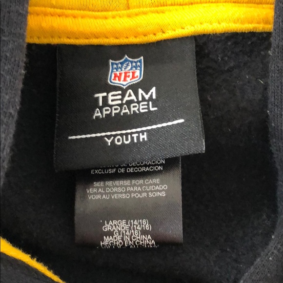 Steelers hoodie size L 14/16 - Picture 3 of 3